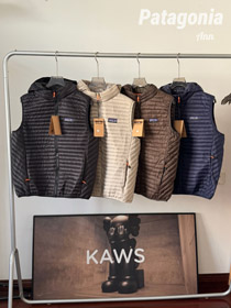 Patagonia lightweight cotton vest with hood-5872  